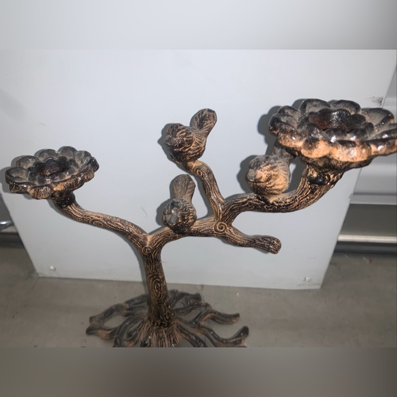 2 Rustic Brown Tree Branch Candle Holders